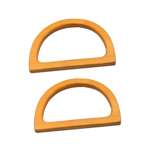 ORFOFE 10 Stück Teiliges Holztaschengriffe aus Massivem Holz U förmige Handtaschenhenkel Langlebig Leicht mit Glatter Lackierung für DIY Handtaschen und Ersatzhenkel Praktische von ORFOFE