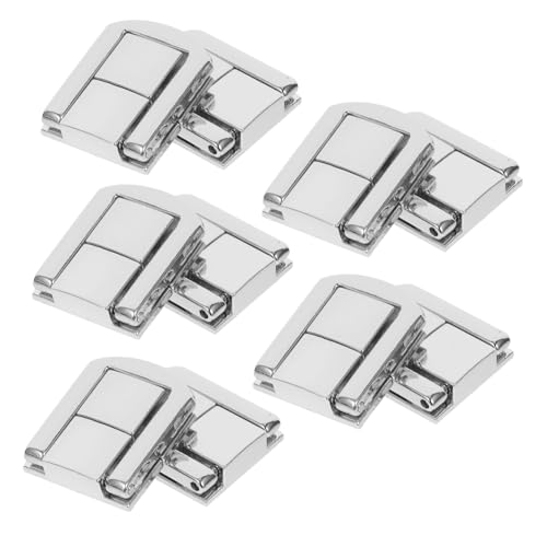 ORFOFE 10 Stück Teiliges Kistenverschluss aus Zinklegierung Robustes Spannschloss für Holzkisten Schmuck und Geschenkboxen Langlebiger Hebelverschluss mit Edlem Silbernen Finish ORFOFE 10 Stück Teiliges Kistenverschluss aus Zinklegierung Robustes Spannschloss für Holzkisten Schmuck und Geschenkboxen Langlebiger Hebelverschluss mit Edlem Silbernen Finish von ORFOFE
