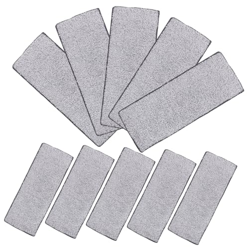 ORFOFE 10 Stück Teiliges Mikrofaser Wischmopp Ersatzpads Saugfähige und Schnell Trocknende Flachmopp Bezüge Waschbare Mopptücher für Versiegelte Böden Wie Fliesen und Marmor Einfache ORFOFE 10 Stück Teiliges Mikrofaser Wischmopp Ersatzpads Saugfähige und Schnell Trocknende Flachmopp Bezüge Waschbare Mopptücher für Versiegelte Böden Wie Fliesen und Marmor Einfache von ORFOFE