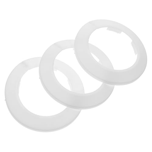 ORFOFE 10 Stück Teiliges PVC Rohr Dekorationsabdeckungs Hitze und Korrosionsbeständig Wiederverwendbar Einsetzbar für Wasser Gas und Heizungsarmaturen Schützt Montagebereiche und Verdeckt von ORFOFE