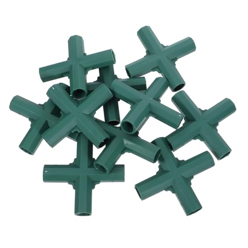 ORFOFE 10 Stück Teiliges PVC Vierwege rohrverbinder UV beständige Flexible Kunststoff gewächshaus rahmenverbinder Kompatibel mit Wasser Schlauchanschlüssen für Effiziente ORFOFE 10 Stück Teiliges PVC Vierwege rohrverbinder UV beständige Flexible Kunststoff gewächshaus rahmenverbinder Kompatibel mit Wasser Schlauchanschlüssen für Effiziente von ORFOFE