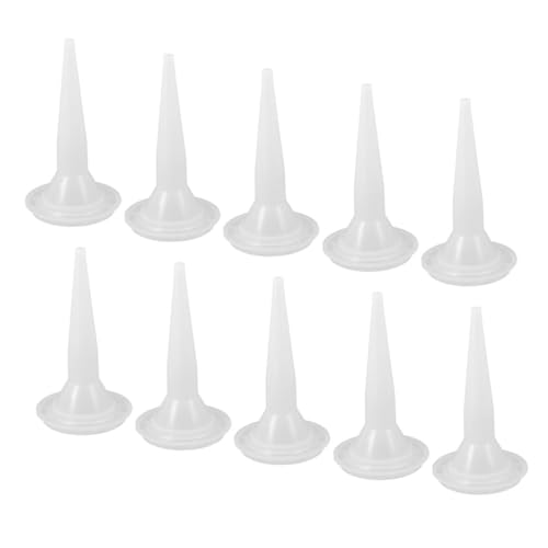 ORFOFE 10 Stück Teiliges Set Caulk Tool Düse für Präzise Klebstoffdosierung Langlebig Wiederverwendbar für Abdichtung Risse Spalten Vielseitig Einsetzbar bei Heimwerkerarbeiten von ORFOFE