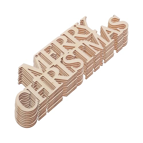 ORFOFE 10 Stück Teiliges Weihnachts-holzanhänger aus Naturbelassenem Holz Wiederverwendbare Diy-buchstabendeko Merry Christmas Vielseitig für Baum Geschenke und Partydeko Unvollendete ORFOFE 10 Stück Teiliges Weihnachts-holzanhänger aus Naturbelassenem Holz Wiederverwendbare Diy-buchstabendeko Merry Christmas Vielseitig für Baum Geschenke und Partydeko Unvollendete von ORFOFE