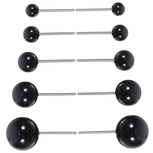 ORFOFE 100 Stück DIY Sicherheitsaugen Schwarz Kunststoff Puppenaugen mit Unterlegscheiben für Handgemachte Kuscheltiere Bären und Bastelspielzeug von ORFOFE