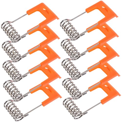 ORFOFE 100 Stück Federklammern aus Kunststoff für Einbauleuchten Federclip Schnellinstallation Langlebig und Leicht für Deckenleuchten Einfache Montage und Demontage von ORFOFE
