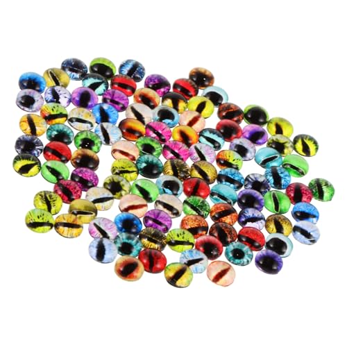 ORFOFE 100 Stück Künstliche Puppenaugen Glas Flachboden Langlebige Leichte Dekorationsaugen für Kuscheltiere Kreative Bastelaugen Installieren für Holiday Decor und Handgemachte Puppen ORFOFE 100 Stück Künstliche Puppenaugen Glas Flachboden Langlebige Leichte Dekorationsaugen für Kuscheltiere Kreative Bastelaugen Installieren für Holiday Decor und Handgemachte Puppen von ORFOFE
