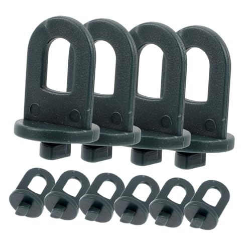 ORFOFE 100 Stück Teiliges Gewächshaus Clips aus Kunststoff Stabile Pflanzenhalter mit Haken Installieren für Aufhängevorrichtungen von Blumentöpfen und Pflanzkörben im Garten und von ORFOFE