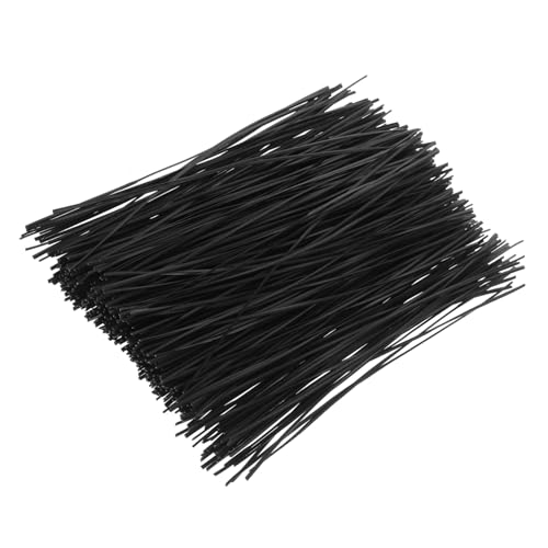 ORFOFE 1000 Stück Kabelbinder Gartendraht Schwarz Beschichteter Draht Bindeband Wiederverwendbar für Kabel Garten Haushaltsgeräte und Kabelmanagement ORFOFE 1000 Stück Kabelbinder Gartendraht Schwarz Beschichteter Draht Bindeband Wiederverwendbar für Kabel Garten Haushaltsgeräte und Kabelmanagement von ORFOFE