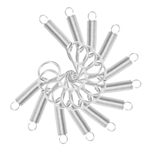 ORFOFE 12 Stück Teiliges Edelstahl Federhaken für Käfigtüren Rostfrei Langlebig Vielseitig Einsetzbar zur Sicheren Befestigung von Kaninchen Vogel Hamster und Haustierkäfigen von ORFOFE