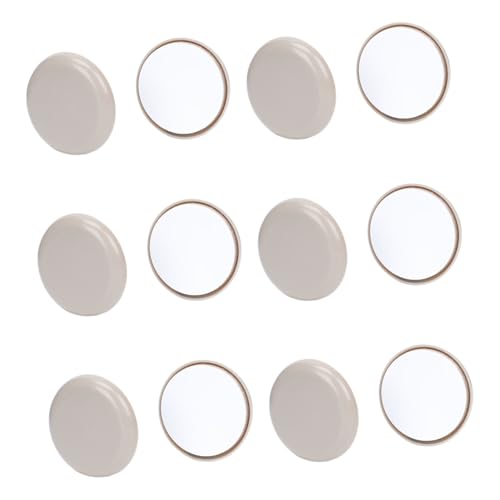 ORFOFE 12 Stück Teiliges Selbstklebende Geräuscharme Möbelgleiter Runde Filzgleiter für Stuhl und Tischbeine Langlebige Schiebepads für Holz und Teppichböden Einfache Montage Einsetzbar von ORFOFE