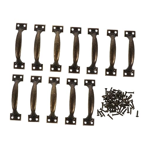 ORFOFE 12 Stück Teiliges Vintage Bogengriff Schrankgriff Möbelgriff für Küchenschränke Kommoden und Garderobentüren Robust Retro Komfortabler Griff von ORFOFE