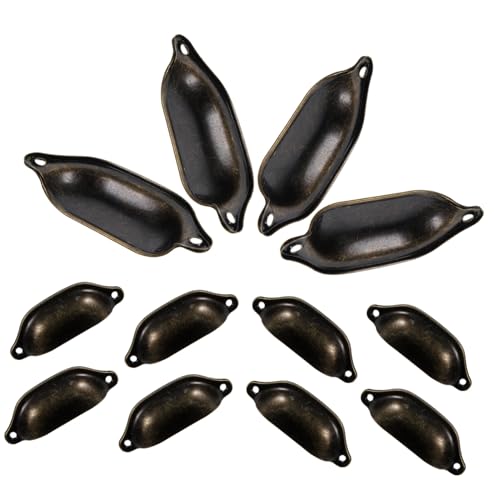 ORFOFE 12 Stück Teiliges Vintage Schrankgriff Grünem Bronze Glatte Oberfläche Halbrund für Küchenschränke Kleiderschränke Möbel und Türen Dekorativ und Funktional ORFOFE 12 Stück Teiliges Vintage Schrankgriff Grünem Bronze Glatte Oberfläche Halbrund für Küchenschränke Kleiderschränke Möbel und Türen Dekorativ und Funktional von ORFOFE