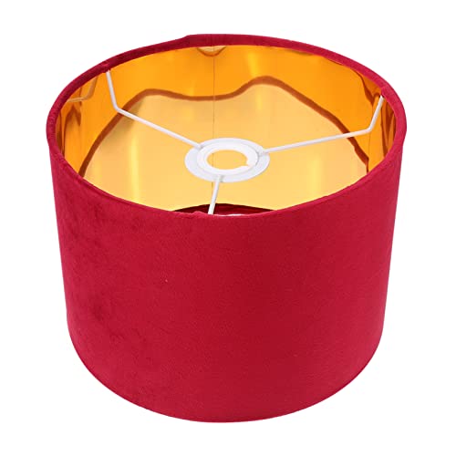 ORFOFE 1Stk Lampenschirm rustikaler kerzenhalter Kronleuchterlicht weihnachtsglühbirnen Vintage-Schreibtischlampe goldener Kronleuchter leichte Schale leichtes Accessoire Stoff rot von ORFOFE