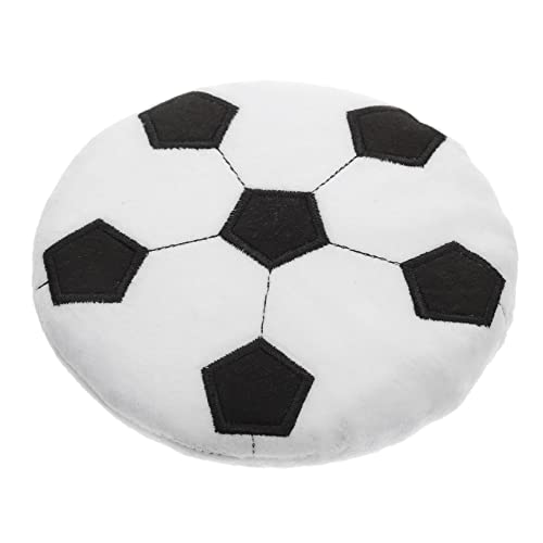 ORFOFE 1Stück Plüsch Fußball Interaktives für Haustiere Soft Flying Disc aus Hochwertigem und Plüsch für Spiel und Interaktion Stärkt die Bindung zu Ihrem von ORFOFE