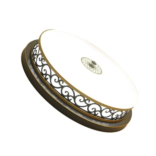 ORFOFE Deckenlampe Im Amerikanischen Stil Runde Wohnzimmerleuchte Schlafzimmer-deckenleuchte Eisenmaterial Einfache Installation von ORFOFE
