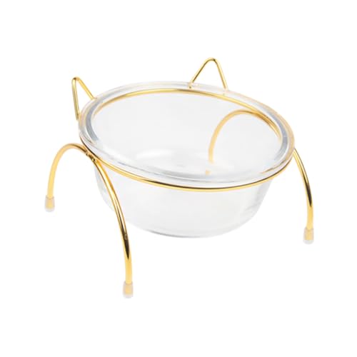 ORFOFE Feeder 1pc Glas Erhöhte Katzenschüssel Tiernahrung Lagerung 15 Grad Neigung Für Bequemes ORFOFE Feeder 1pc Glas Erhöhte Katzenschüssel Tiernahrung Lagerung 15 Grad Neigung Für Bequemes von ORFOFE