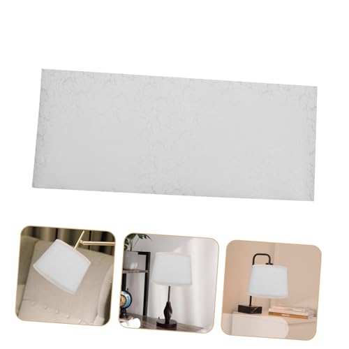 ORFOFE 2 Rollen Lampenmaterial Weißes PVC Lampenschirm DIY Material für Tisch und Stehlampen Raumdekoration Natürlich Warmes Licht Einfach zu Verarbeiten von ORFOFE