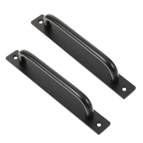 ORFOFE 2 STÜCK Teiliges Mattes Aluminiumlegierung Türgriff Robuste Scheunentürgriffe Lochabstand Einfache Montage Verschleißfest Geeignet für Tor Küchen und Schlafzimmer Türen von ORFOFE