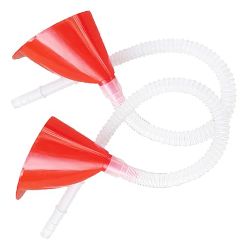 ORFOFE 2 Sätze Öltrichter Auto Langer Flexibler Kraftstofftrichter mit Schrägem Ausguss und Transparentem Schlauch Robuster Kunststoff Großer Fassungsvermögen für Benzin Motoröl und ORFOFE 2 Sätze Öltrichter Auto Langer Flexibler Kraftstofftrichter mit Schrägem Ausguss und Transparentem Schlauch Robuster Kunststoff Großer Fassungsvermögen für Benzin Motoröl und von ORFOFE