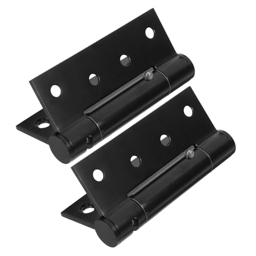 ORFOFE 2 Stck Selbstschließende Aluminiumlegierung Türscharniere Schwerlast Dämpfung Geeignet für Holz Standard und Fliegengittertüren Verdeckte Montage Langlebig und Installieren von ORFOFE