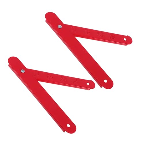 ORFOFE 2 Stück Aluminiumlegierung Klappleiter Scharnier Ersatz Heringbone Treppen Reparaturset Stabilitätsverstärker für Outdoor Leiter Zubehör von ORFOFE