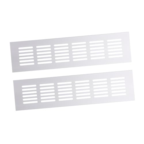 ORFOFE 2 Stück Aluminiumlegierung Lüftungsgitter Rechteckiges Belüftungsgitter für Schrank und Kabinett Luftzirkulation Ventilationsabdeckung für Innenbereich und Küche ORFOFE 2 Stück Aluminiumlegierung Lüftungsgitter Rechteckiges Belüftungsgitter für Schrank und Kabinett Luftzirkulation Ventilationsabdeckung für Innenbereich und Küche von ORFOFE