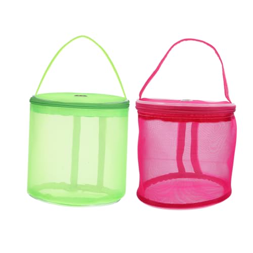 ORFOFE 2 Stück Atmungsaktive Mesh Strick und Häkel Taschen Runde Garnaufbewahrung aus Strapazierfähigem Nylon Ventilierte Beutel für Knäuel für Reisen und DIY Bastelprojekte ORFOFE 2 Stück Atmungsaktive Mesh Strick und Häkel Taschen Runde Garnaufbewahrung aus Strapazierfähigem Nylon Ventilierte Beutel für Knäuel für Reisen und DIY Bastelprojekte von ORFOFE