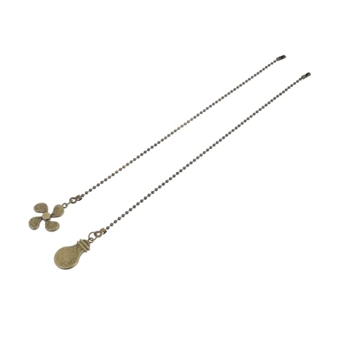 ORFOFE 2 Stück Deckenleuchte Zugketten Verlängerung Lampe für Beleuchtung Vintage Stil Ersatz Zubehör für Deckenventilatoren und Hängelampen von ORFOFE