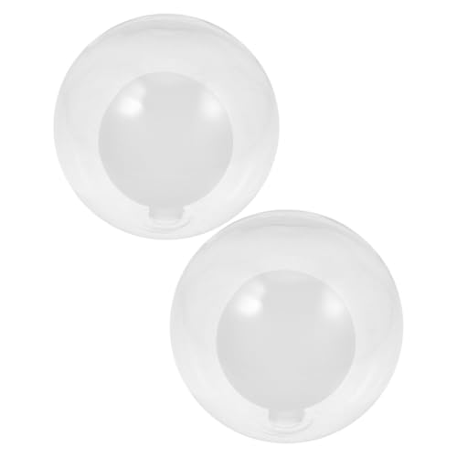 ORFOFE 2 Stück Doppelschichtiger Transparenter Kugel lampenschirm aus Robustem Glas Dekorative Pendelleuchte für Wohnzimmer Esszimmer Schlafzimmer Einzigartiger Licht Schatteneffekt ORFOFE 2 Stück Doppelschichtiger Transparenter Kugel lampenschirm aus Robustem Glas Dekorative Pendelleuchte für Wohnzimmer Esszimmer Schlafzimmer Einzigartiger Licht Schatteneffekt von ORFOFE
