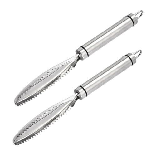 ORFOFE 2 Stück Edelstahl Geflügel Lungenentferner mit Ergonomischem Handgriff Praktischer Hühner Lungen schaber für den Hausgebrauch Gewerbeansatz Wiederverwendbares von ORFOFE