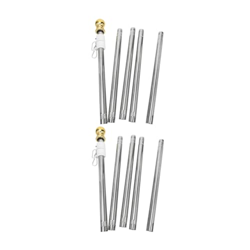 ORFOFE 2 Stück Edelstahl fahnenmast Langlebiger Rostfreier Garten flaggenstab mit Drehbarer Halterung Einfach zu Montieren für Außenbereich Haus Terrasse Boot LKW Geeignet ORFOFE 2 Stück Edelstahl fahnenmast Langlebiger Rostfreier Garten flaggenstab mit Drehbarer Halterung Einfach zu Montieren für Außenbereich Haus Terrasse Boot LKW Geeignet von ORFOFE