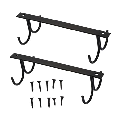 ORFOFE 2 Stück Europäischer Metall Haken für Küchenschrank Stabile Befestigung mit Schrauben Vielseitig für Tassen Küchenutensilien Handtücher Schwarzes Design Langlebig und Platzsparend ORFOFE 2 Stück Europäischer Metall Haken für Küchenschrank Stabile Befestigung mit Schrauben Vielseitig für Tassen Küchenutensilien Handtücher Schwarzes Design Langlebig und Platzsparend von ORFOFE