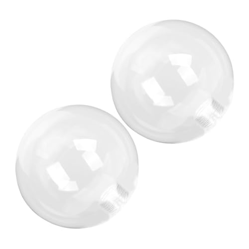 ORFOFE 2 Stück Glas Lampenschirm Ersatz Ømm Lampenabdeckung für Pendelleuchte Langlebiger Glas Lampenschirm mit Abgerundeten Kanten Vielseitig für Decken Tischlampen Dekorativer von ORFOFE