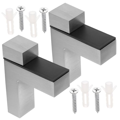 ORFOFE 2 Stück Glas Sandwichplattenhalterung Hochleistungshalterungen Wandregale Regal Schwebende Wandhalterung Glasklemme Glasregalhalterungen Zinklegierung Silber ORFOFE 2 Stück Glas Sandwichplattenhalterung Hochleistungshalterungen Wandregale Regal Schwebende Wandhalterung Glasklemme Glasregalhalterungen Zinklegierung Silber von ORFOFE