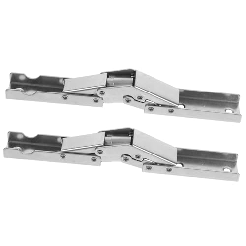ORFOFE 2 Stück Hydraulisches Dämpfungsscharnier für Schränke und Kleiderschränke Verstecktes Klappscharnier mit Soft Close Funktion Langlebig Geräuscharm für Möbel und Küchenschränke von ORFOFE