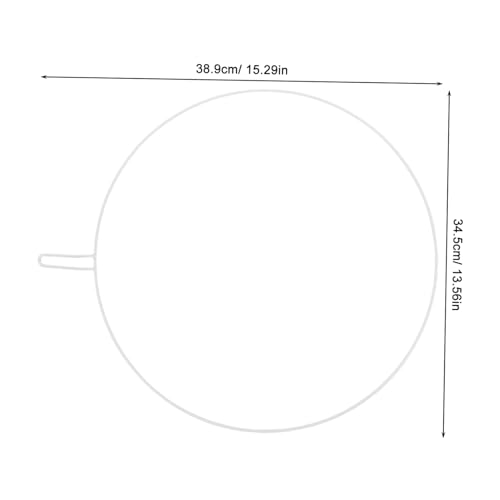 ORFOFE 2 Stück Kinderbett Moskitonetz Halterung Rundring Kompatibel Stabiles Eisenmaterial Kindersichere Glatte Kanten Einfache Montage Geeignet für Bassinet und Krippe Netzständer ORFOFE 2 Stück Kinderbett Moskitonetz Halterung Rundring Kompatibel Stabiles Eisenmaterial Kindersichere Glatte Kanten Einfache Montage Geeignet für Bassinet und Krippe Netzständer von ORFOFE