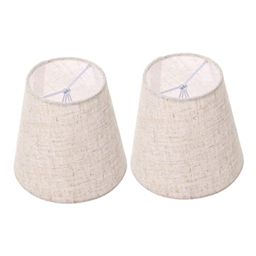 ORFOFE 2 Stück Lampenschirm Ersatz aus Stoff Dekorative Lampenabdeckung für Tischlampe Stehlampe und Wandlampe Einfache Installation Langlebiges Material Wohnaccessoire für Stilvolle von ORFOFE