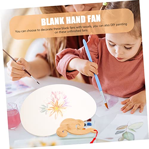 ORFOFE 2 Stück Leere Papier Handfächer zum Bemalen Leichte DIY Bastelfächer für Tragbare Weiße Fächer zum Gestalten und Verschenken für Kreative Geschenkideen ORFOFE 2 Stück Leere Papier Handfächer zum Bemalen Leichte DIY Bastelfächer für Tragbare Weiße Fächer zum Gestalten und Verschenken für Kreative Geschenkideen von ORFOFE