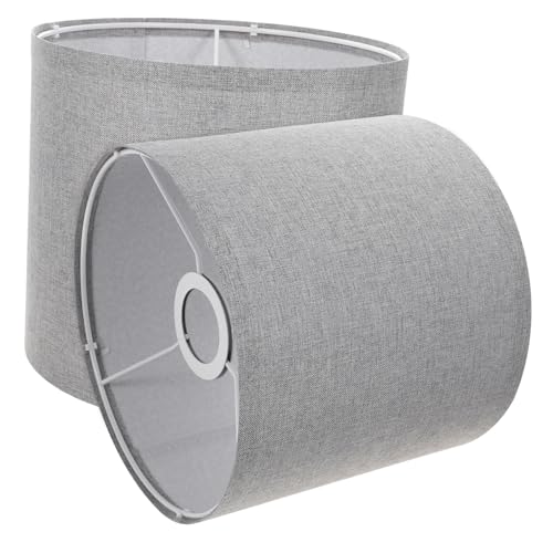ORFOFE 2 Stück Leinen Lampenschirme Abnehmbar Stoff Lampenabdeckung Tischlampe für Wohnzimmer Schlafzimmer Hotel ORFOFE 2 Stück Leinen Lampenschirme Abnehmbar Stoff Lampenabdeckung Tischlampe für Wohnzimmer Schlafzimmer Hotel von ORFOFE