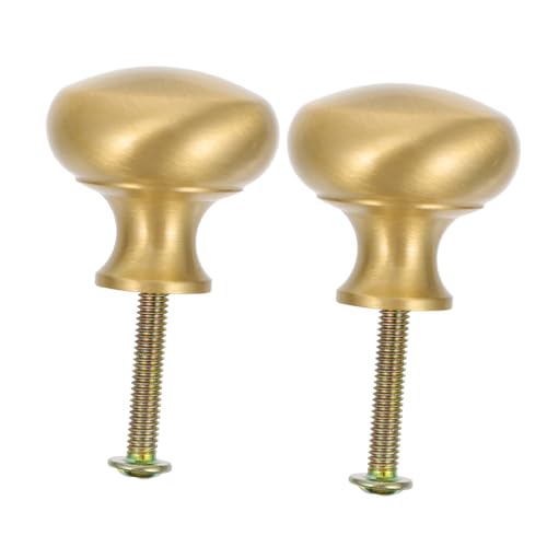 ORFOFE 2 Stück Nordische Messing Möbelgriffe Gebürstete Schrankgriffe Langlebige Tür Schubladengriffe Einfach zu Montieren Kratzfest für Kommode und Kleiderschrank Geeignet von ORFOFE