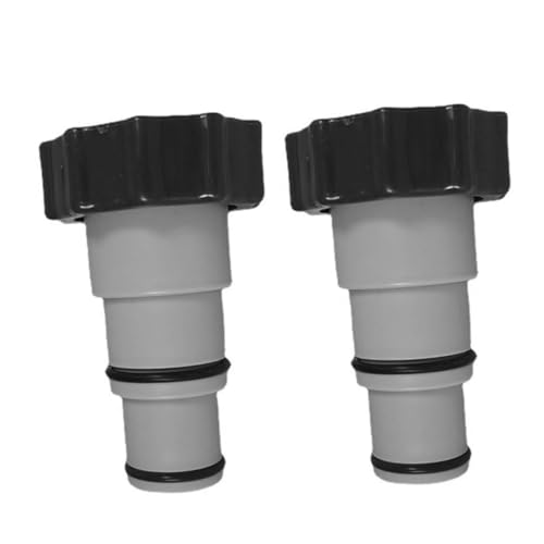 ORFOFE 2 Stück Pool Pump Adapter Gummianschluss Ersatzteil mit Zuverlässiger Abdichtung für Schwimmbadfilter Langlebig und Kompatibel für Haus und Industrieeinsatz von ORFOFE