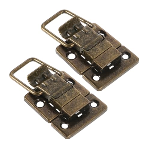 ORFOFE 2 Stück Robuster Metallverschluss Retro Hasp Toggle Latch für Schmuckkästchen Werkzeugkoffer und Aufbewahrungsboxen Einfache Montage Vielseitig Einsetzbar Langlebige ORFOFE 2 Stück Robuster Metallverschluss Retro Hasp Toggle Latch für Schmuckkästchen Werkzeugkoffer und Aufbewahrungsboxen Einfache Montage Vielseitig Einsetzbar Langlebige von ORFOFE