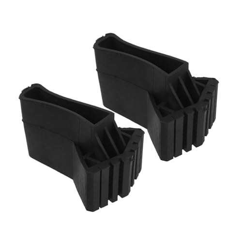 ORFOFE 2 Stück Rutschfeste Leiterfußabdeckungen aus Robustem Material Langlebiger Leiterzubehör ersatz für Klappleitern Einfache Montage Sicherer Halt Verschiedenen Untergründen für von ORFOFE