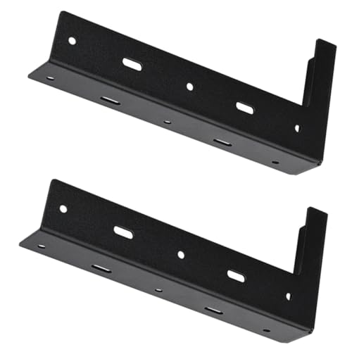 ORFOFE 2 Stück Schwerlast Wandhalterung aus Kaltgewalztem Stahl Robuste Hängeschiene für Regalbretter und Schweberegale Vielseitig für Wand und Desktop Schwarz Tragfähig und Langlebig ORFOFE 2 Stück Schwerlast Wandhalterung aus Kaltgewalztem Stahl Robuste Hängeschiene für Regalbretter und Schweberegale Vielseitig für Wand und Desktop Schwarz Tragfähig und Langlebig von ORFOFE