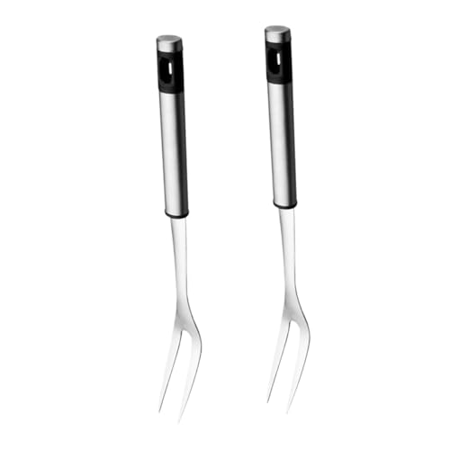 ORFOFE 2 Stück Teiliges Grillgabel Set aus Edelstahl U Förmige Bbq Gabeln zum Grillen und Servieren von Fleisch für Outdoor Barbecue Camping und Familienfeiern ORFOFE 2 Stück Teiliges Grillgabel Set aus Edelstahl U Förmige Bbq Gabeln zum Grillen und Servieren von Fleisch für Outdoor Barbecue Camping und Familienfeiern von ORFOFE
