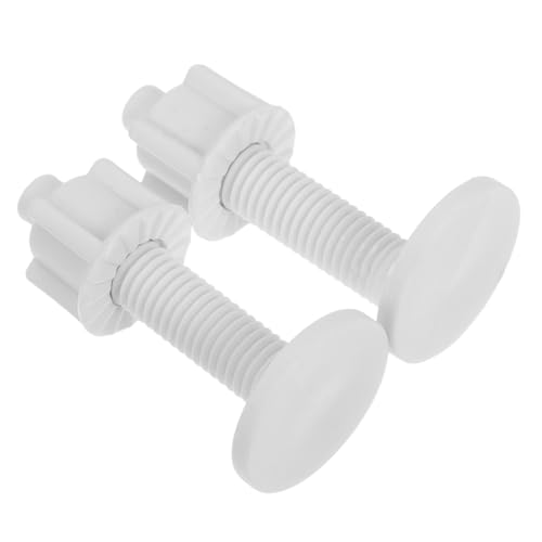 ORFOFE 2 Stück Teiliges Toilettensitz Kunststoff mit Muttern Schnellmontage Toilettensitzbefestigung Passend für Wc Sitz Reparatur Langlebig und Stabil ORFOFE 2 Stück Teiliges Toilettensitz Kunststoff mit Muttern Schnellmontage Toilettensitzbefestigung Passend für Wc Sitz Reparatur Langlebig und Stabil von ORFOFE