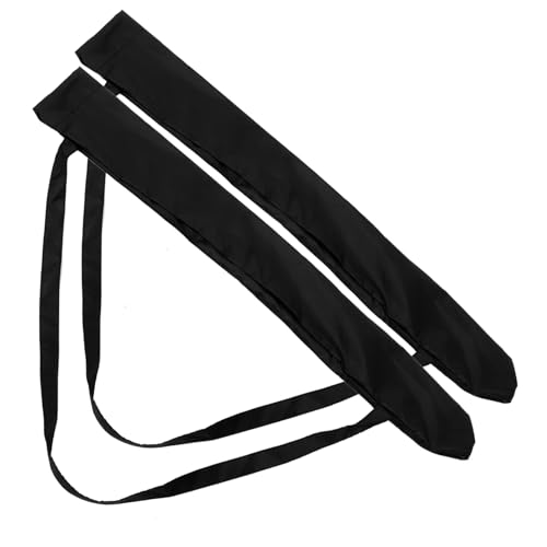 ORFOFE 2 Stück Teiliges Wasserdichtes Regenschirm Tasche mit Langem Griff Tragbare Wasserabsorbierende Schutzhülle aus Pongee Material Praktische Aufbewahrung für Nasse Schirme Unterwegs von ORFOFE