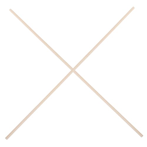 ORFOFE 2 Stück Zubehör für Regiestühle Drehstuhl Regiestuhl Verstellbarer Stuhl Stuhlabdeckungen Stuhltuchhalter Stuhlzubehör Bambusstäbe Stuhlrahmen-Stick Sitzstützstange Beige von ORFOFE
