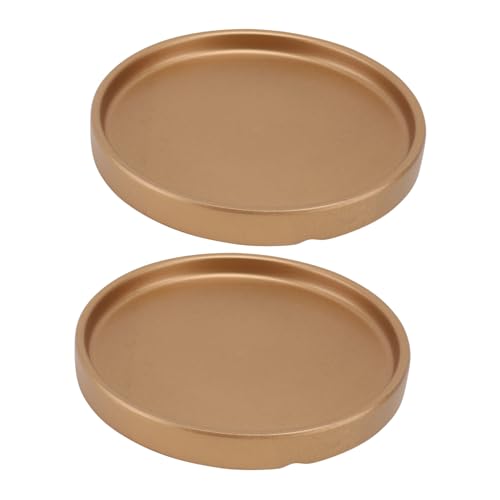 ORFOFE 2 Stücke Keramik Blumentopf Untersetzer Goldfarben Runde Pflanzentopf Abtropfschale Robust und rutschfest Schützende Basis für Balkon Garten Tisch ORFOFE 2 Stücke Keramik Blumentopf Untersetzer Goldfarben Runde Pflanzentopf Abtropfschale Robust und rutschfest Schützende Basis für Balkon Garten Tisch von ORFOFE