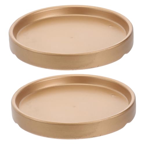ORFOFE 2 Stücke Keramik Blumentopf Untersetzer Goldfarbene Pflanzentopf Abtropfschale rutschfest Robust für Garten Balkon Indoor Pflanzen ORFOFE 2 Stücke Keramik Blumentopf Untersetzer Goldfarbene Pflanzentopf Abtropfschale rutschfest Robust für Garten Balkon Indoor Pflanzen von ORFOFE